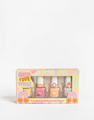 Set de esmaltes con anillitos justables "grow your wings"