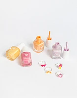 Set de esmaltes con anillitos justables "grow your wings"