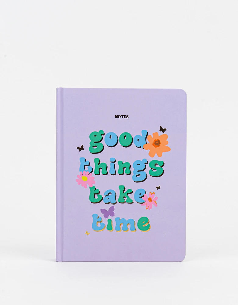 Cuaderno a5 "good things take time"