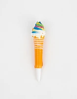 Bolígrafo squishy con formade helado
