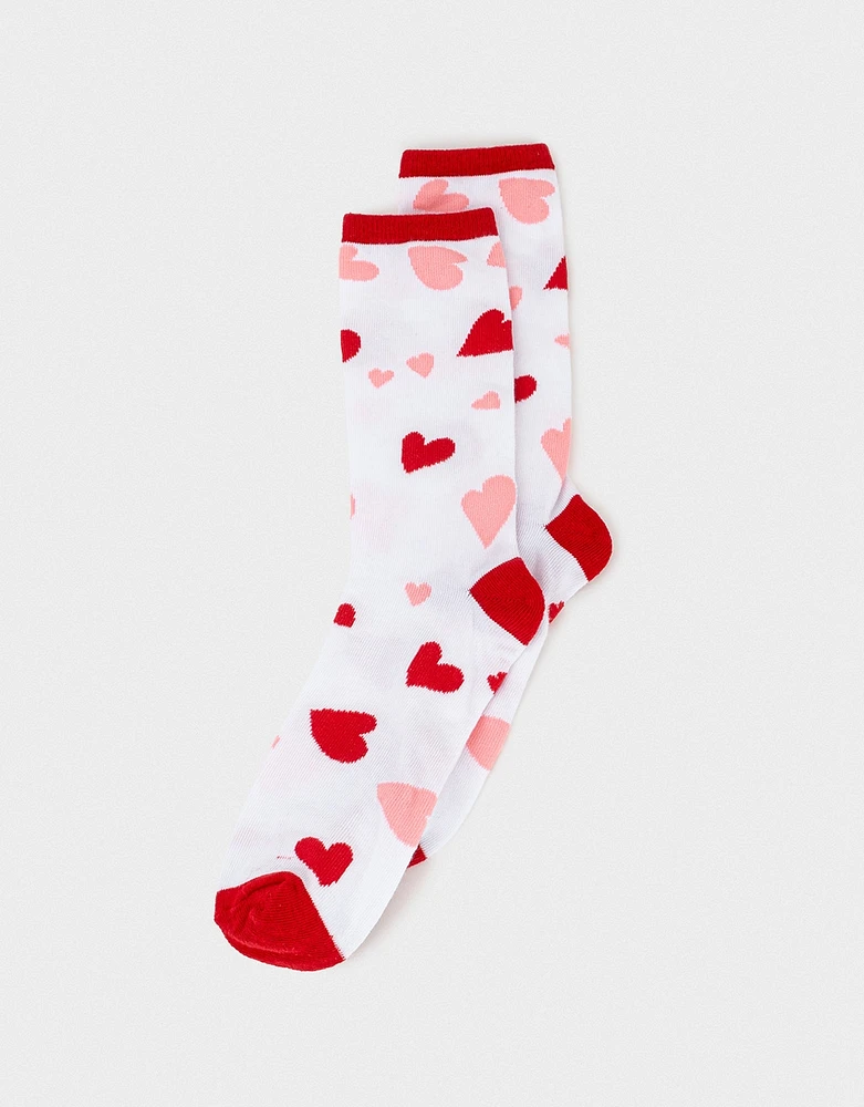 Calcetines con corazones