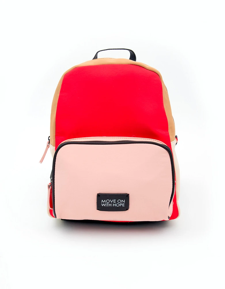 Mochila colorblock