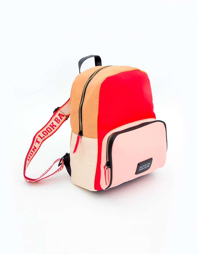 Mochila colorblock