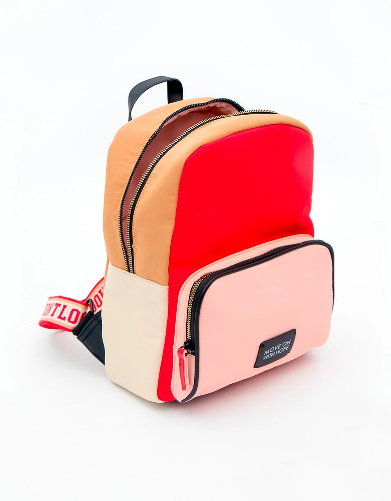 Mochila colorblock