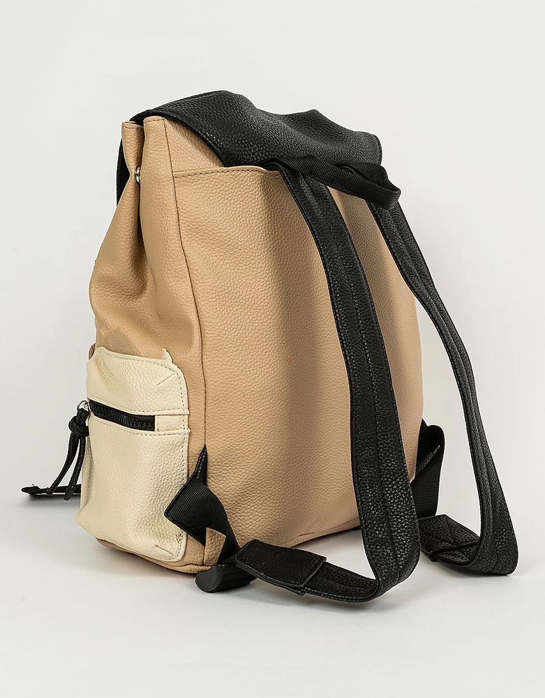 Mochila urbana colorblock