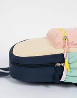 Mochila urbana colorblock