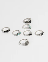 Set de anillos con piedras