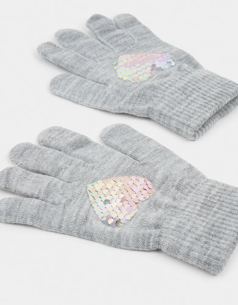 Guantes con corazón