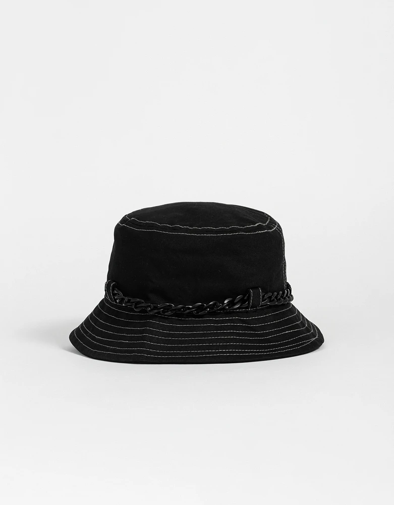 Gorro bucket con cadena