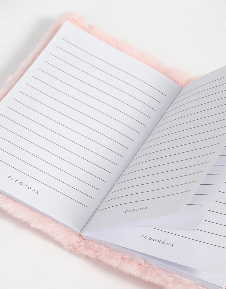 Cuaderno a6 con plush