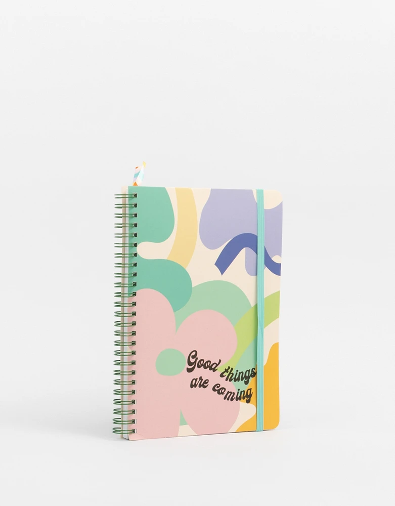 Cuaderno a5  "good things are coming"