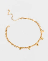 Choker bañado en oro