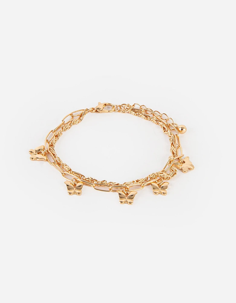 Pulsera bañada en oro