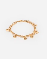 Pulsera bañada en oro