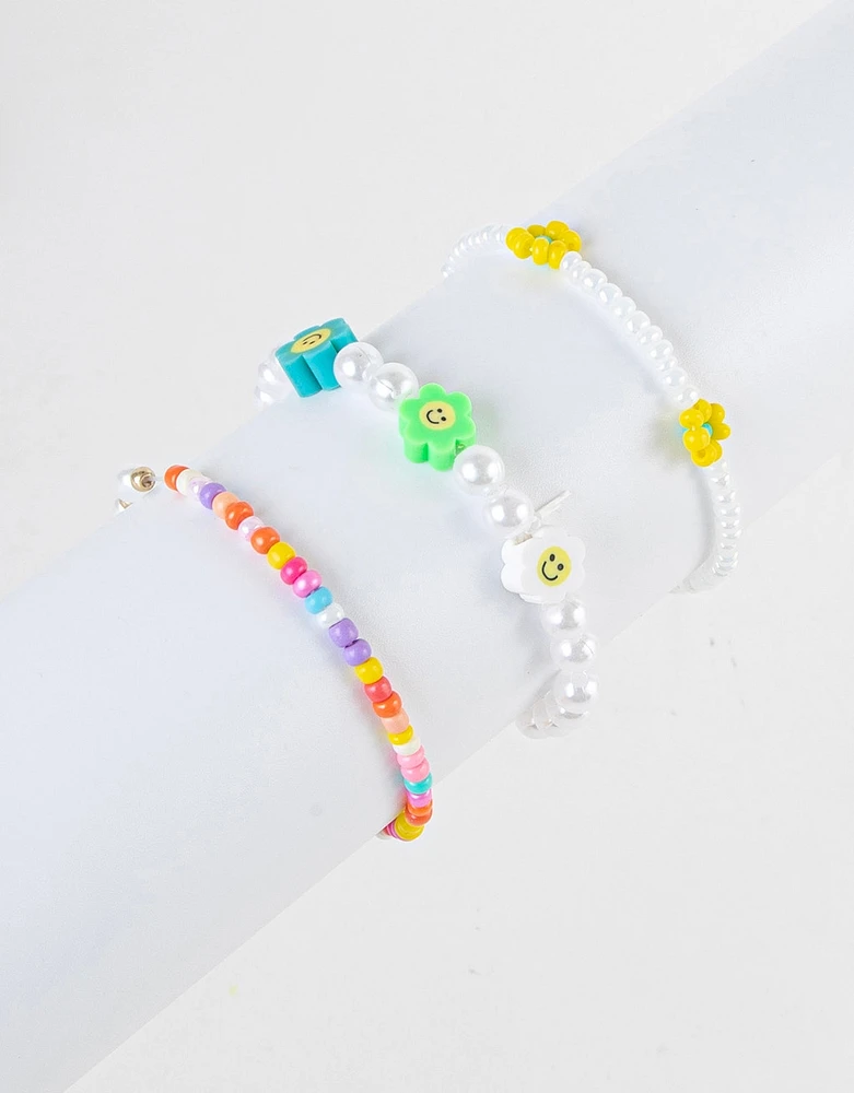 Set de pulseras con beads