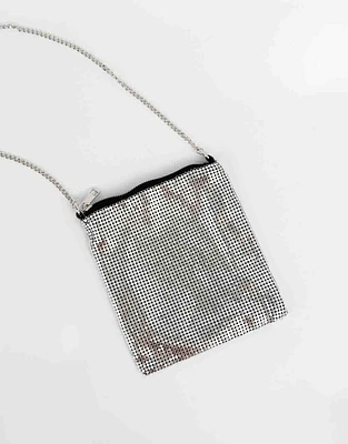 Bandolera metallic mesh