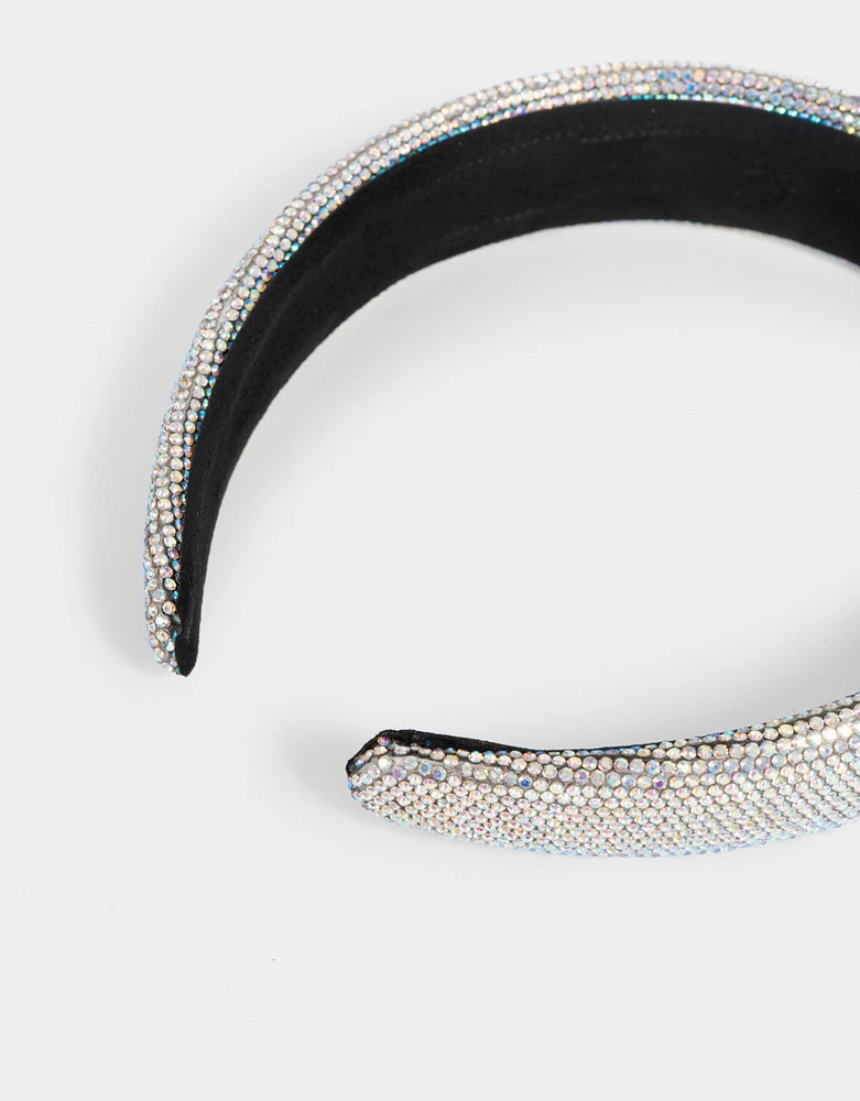 Diadema rígida con strass