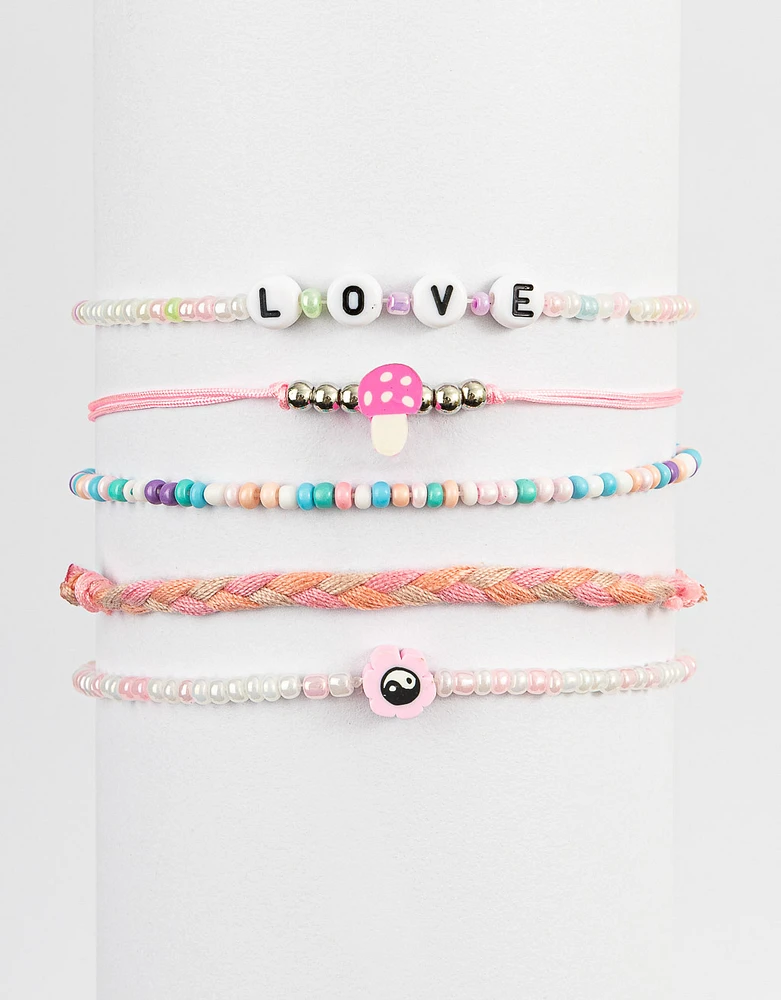 Set de pulseras kids love