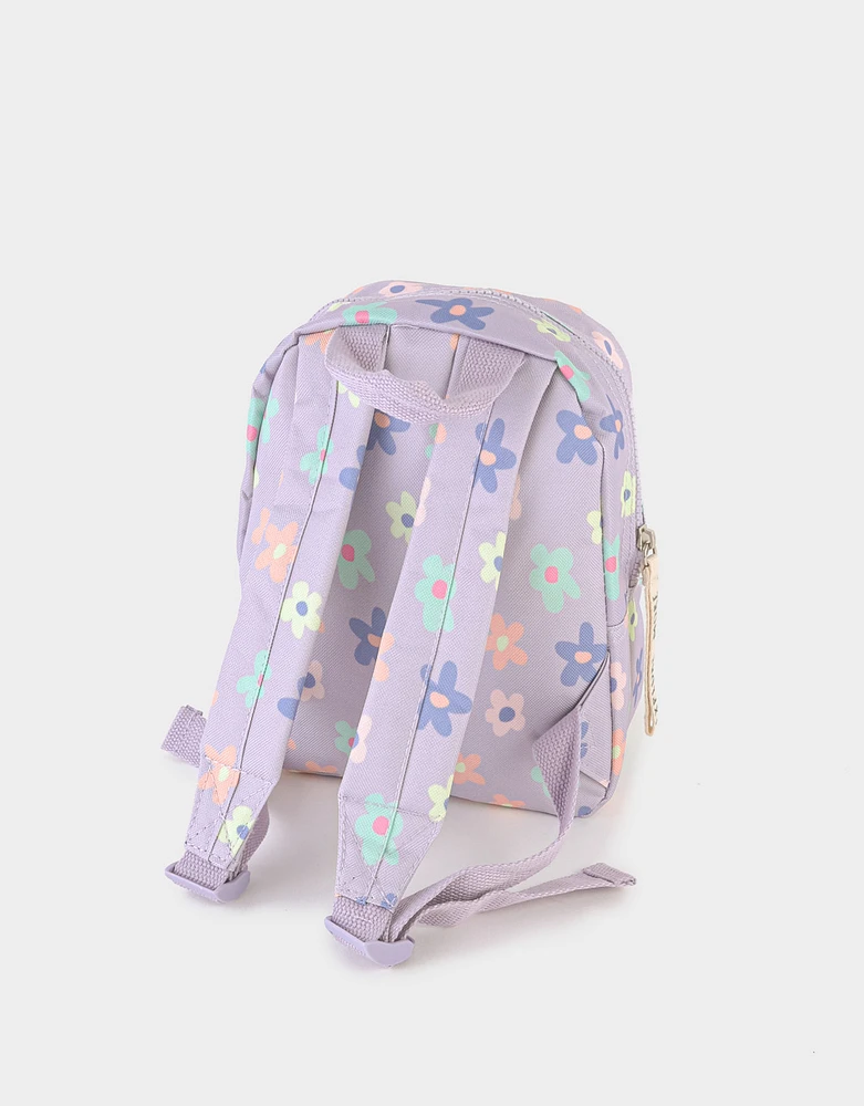 Mochila con flores