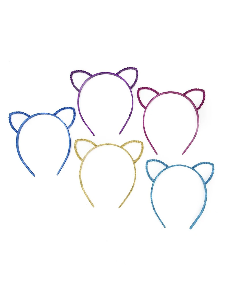 Set de diademas gatito