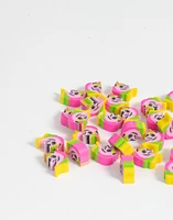 Set de mini ligas en contenedor de plástico con forma de unicornio