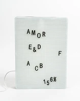 Lámpara led con letras