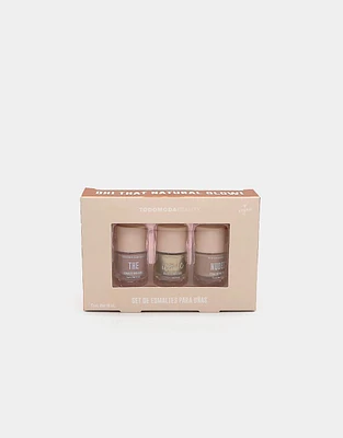 Set de esmaltes nudes