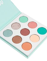 Paleta de sombras para ojos por 9 tonalidades matte y metálica efecto baked