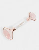 Masajeador facial gua sha de cuarzo rosa