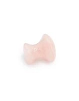 Masajeador facial gua sha de cuarzo rosa