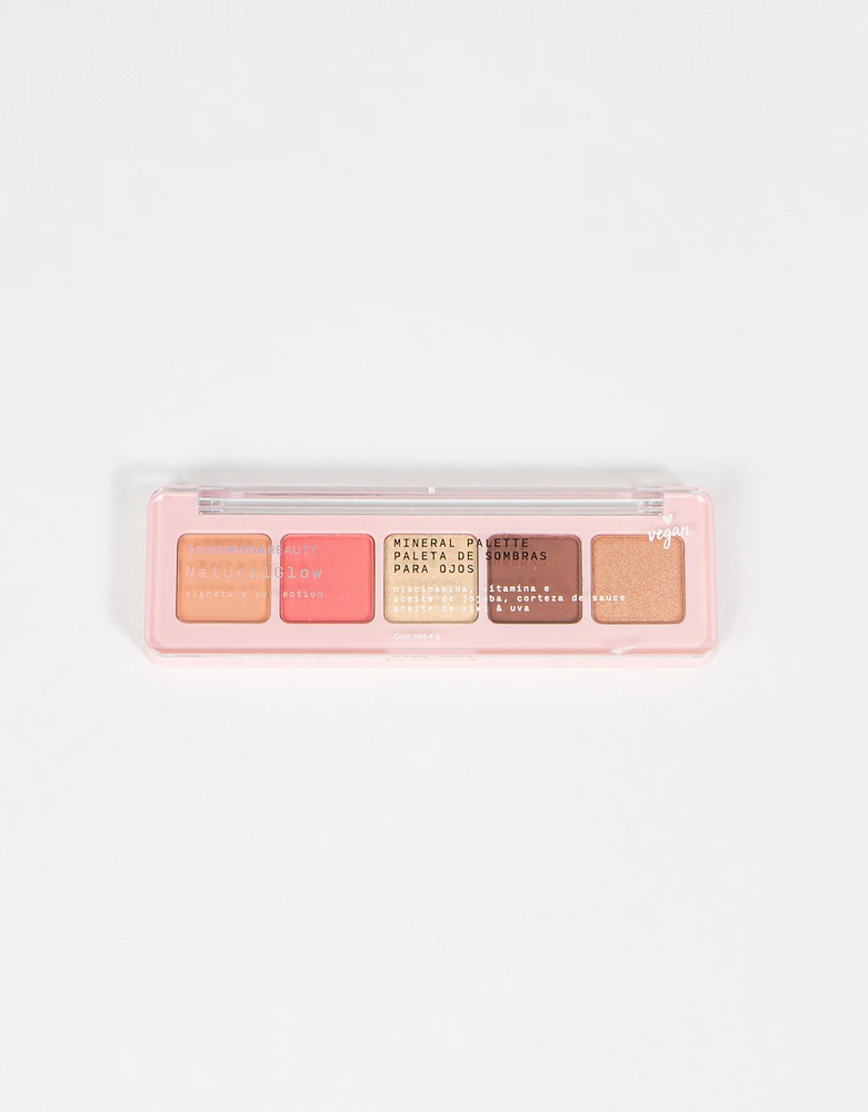 Paleta de sombras "natural glow signature collection"