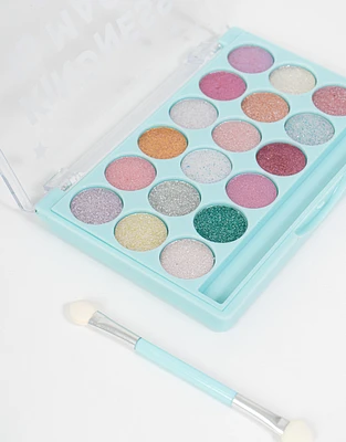 Paleta de sombras con glitter kindness is magic