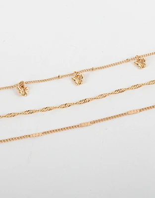 Choker set bañados en oro