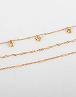 Choker set bañados en oro