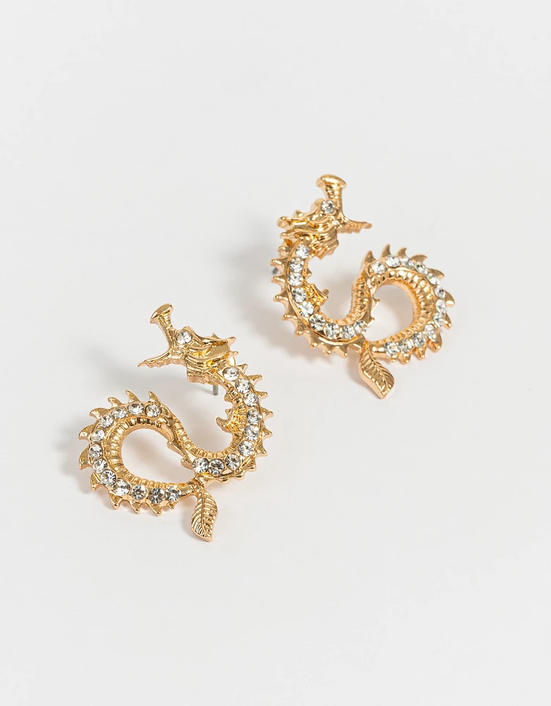 Aretes dragón