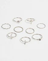 Set de anillos con dijes