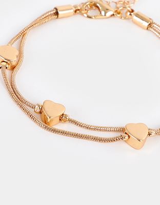 Pulsera bañada en oro