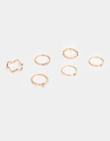 Set de anillos con perla