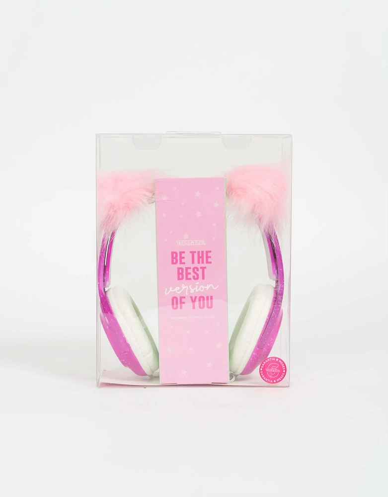 Auriculares super pink