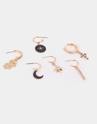 Aretes argollas set multidijes mystic