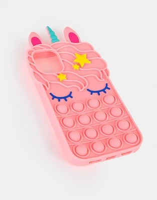 Unicorn pop it case iphone11