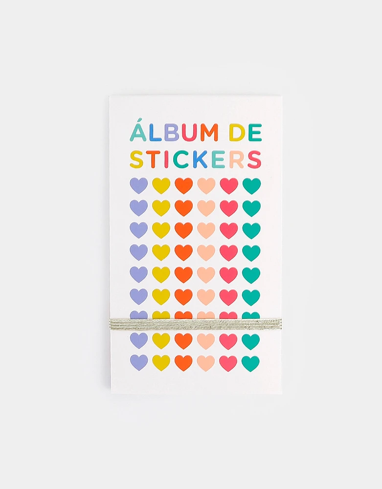 Album de stickers hearts