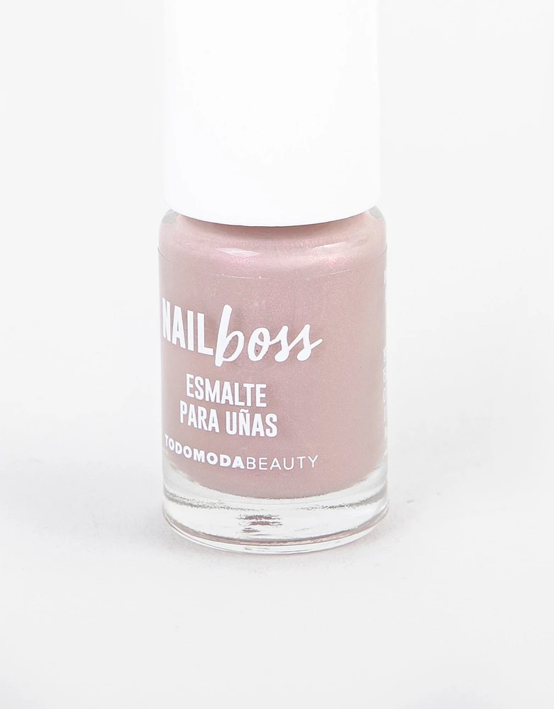 Esmalte para uñas nail boss con perlas iridiscentes