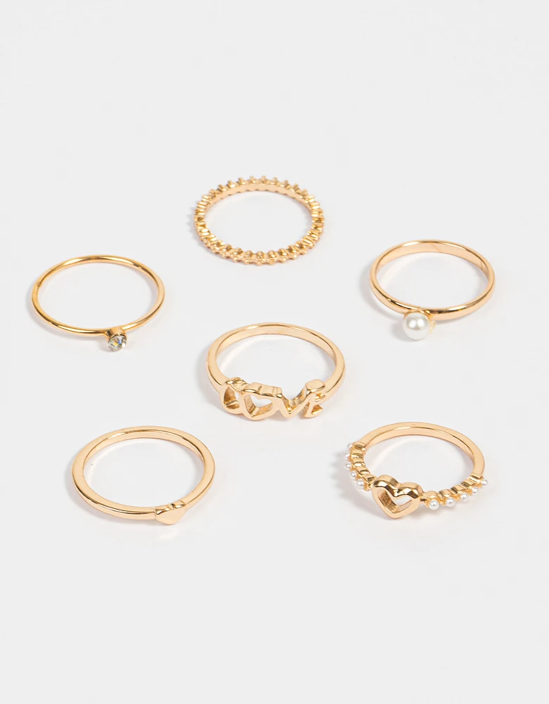 Set de anillos love