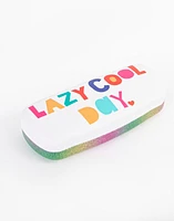 Estuche de lente lazy cool day