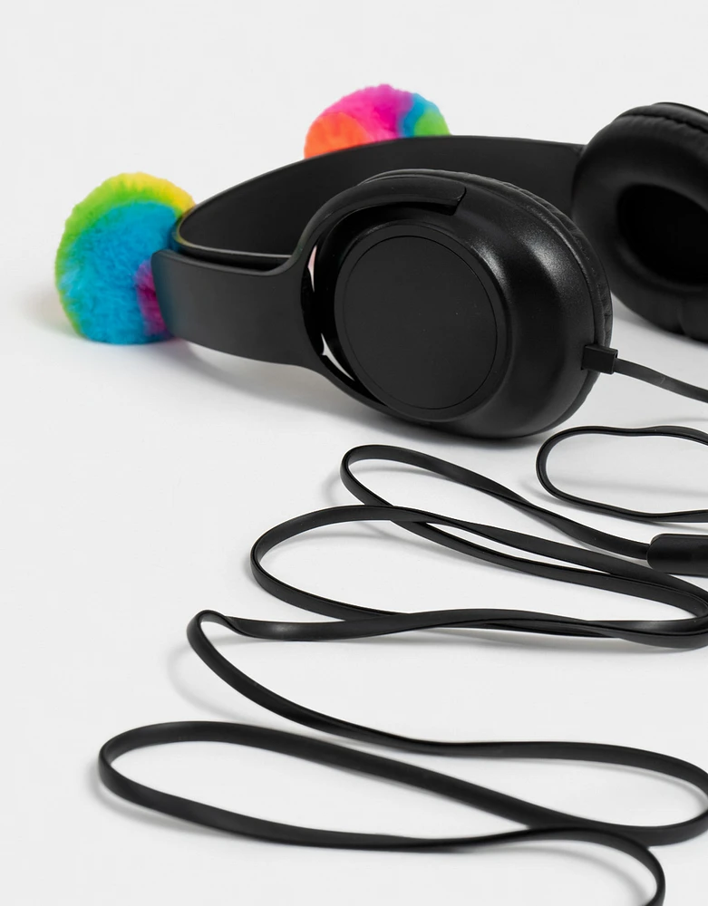 Auriculares osito rainbow