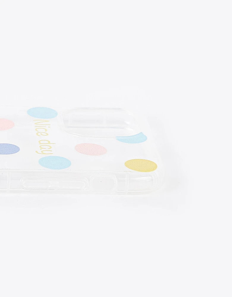 Case colorfull dots iphone