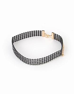 Choker con strass