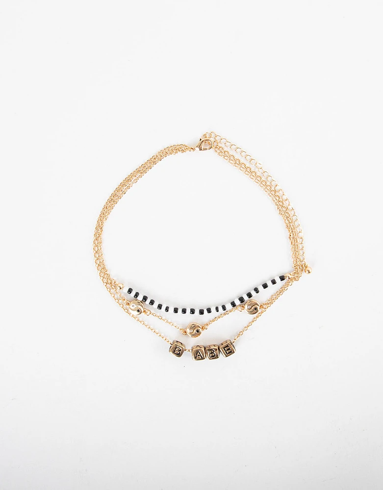 Choker multicadena