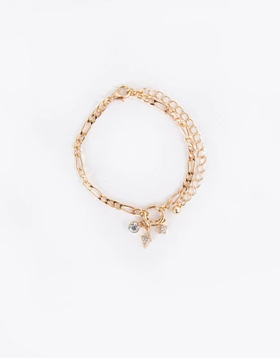 Pulsera bañada en oro